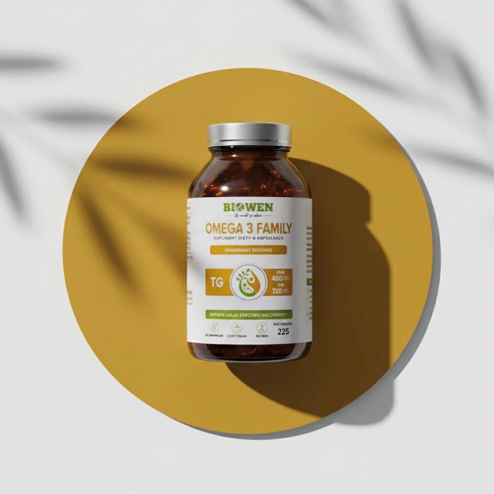 BIOWEN Omega 3 TG Family 720mg EPA 480mg DHA 225 Κάψουλες