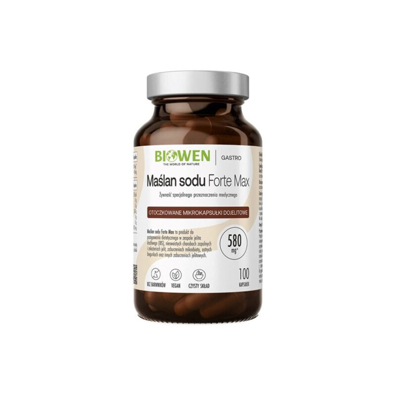 BIOWEN Sodium Butyrate Forte Max 580 mg 100 κάψουλες