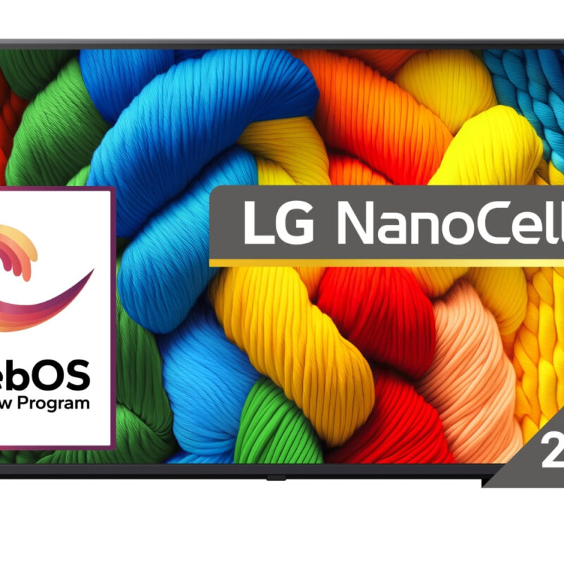 LG Smart Τηλεόραση 43" 4K UHD LED NanoCell 43NANO80A3B HDR (2025)