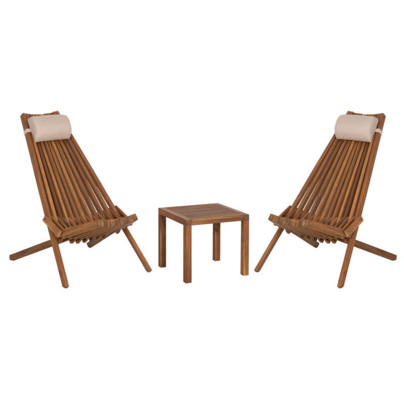 LOUNGE ΣΕΤ ΕΞ.ΧΩΡΟΥ 3ΤΜΧ SHIGAN HM10993 ΞΥΛΟ ΑΚΑΚΙΑΣ--ΜΑΞΙΛΑΡI ΚΕΦΑΛΗΣ ΣΕ ΜΠΕΖ