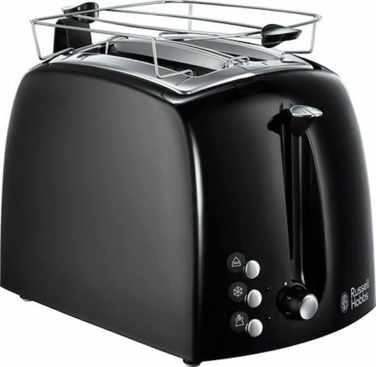 Russell Hobbs Textures Plus 22601-56 Φρυγανιέρα 2 Θέσεων 850W Μαύρη