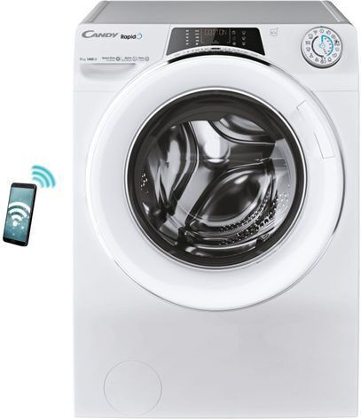 Candy RapidO RO14116DWMCT-S Πλυντήριο Ρούχων 11kg 1400 Στροφών Λευκό