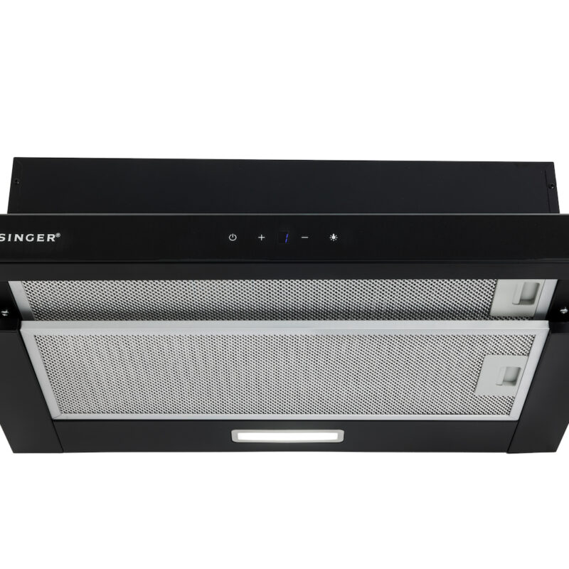 Απορροφητήρας Συρόμενος Singer Telescopic 601A 24 Black