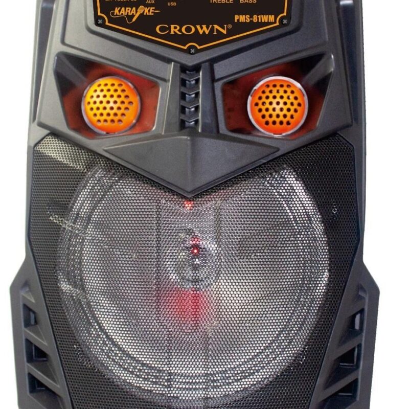 Ηχείο Karaoke Crown PMS-81WM Black