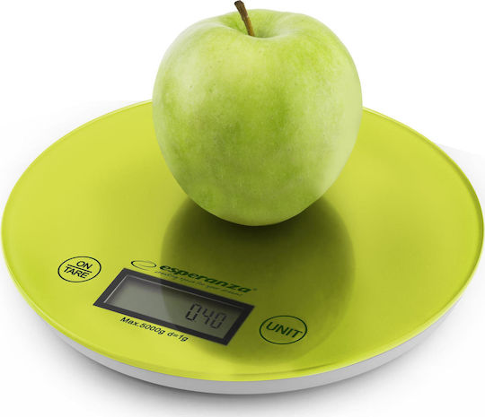 Esperanza Mango EKS003G Ψηφιακή Ζυγαριά Κουζίνας έως 5kg Lime