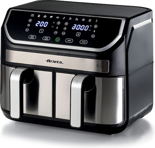 Ariete Dual Metal 4625/00 Air Fryer Διπλό 9lt 2100W