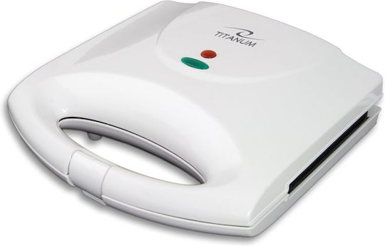 Titanum Fontina TKT006W Τοστιέρα για 2 Τοστ 1000W Λευκή