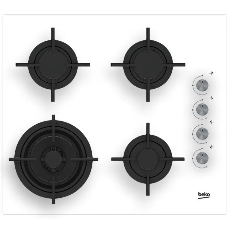 Beko HILW64122SW Εστία Υγραερίου με Πλαίσιο Αυτόνομη 60x51εκ. Λευκή